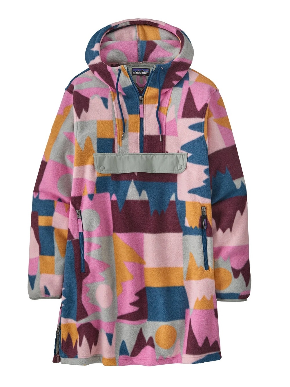 Patagonia Synchilla Cagoule - Frontera Marble Pink Tunic - Mens S/Women’s Med
